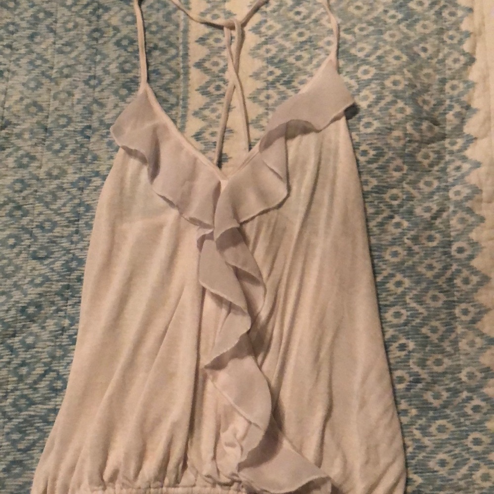 Super cute white top from wet seal